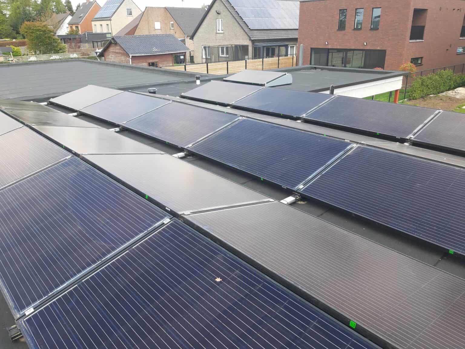 Zonnepanelen glasglas in OudTurnhout